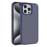 For iPhone 15 Pro Kalebol Frosted PC Hybrid TPU Phone Case(Blue)