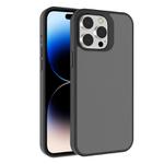 For iPhone 14 Pro Max Kalebol Frosted PC Hybrid TPU Phone Case(Black)