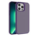 For iPhone 13 Pro Kalebol Frosted PC Hybrid TPU Phone Case(Dark Purple)