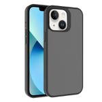 For iPhone 13 Kalebol Frosted PC Hybrid TPU Phone Case(Black)