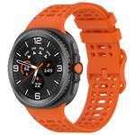 For Samsung Galaxy Watch 8 / 8 Classic xDfind Ladder Buckle Silicone Watch Band(Orange)