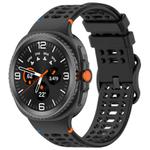 For Samsung Galaxy Watch 8 / 8 Classic xDfind Ladder Buckle Silicone Watch Band(Black)
