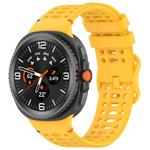For Samsung Galaxy Watch 8 / 8 Classic xDfind Ladder Buckle Silicone Watch Band(Yellow)