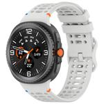 For Samsung Galaxy Watch 8 / 8 Classic xDfind Ladder Buckle Silicone Watch Band(Light Grey)