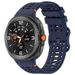 For Samsung Galaxy Watch 8 / 8 Classic xDfind Ladder Buckle Silicone Watch Band(Midnight Blue)