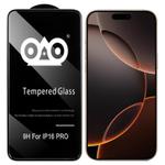 For iPhone 16 Pro Shockproof Anti-breaking Edge Airbag Tempered Glass Film