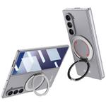 For Samsung Galaxy Z Fold7 5G GKK Integrated Ultra-thin Full Cover Magnetic Phone Case with Rotating Bracket(Grey)