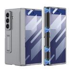 For Samsung Galaxy Z Fold7 5G GKK Integrated HD Film Magnetic Folding Full Cover Phone Case(Grey)
