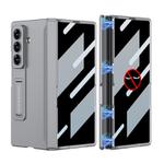 For Samsung Galaxy Z Fold7 5G GKK Integrated Privacy Film Magnetic Folding Full Cover Phone Case(Grey)
