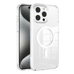 For iPhone 15 Pro Kalebol Clear Space MagSafe TPU Phone Case(Transparent)