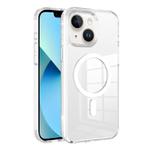 For iPhone 13 Kalebol Clear Space MagSafe TPU Phone Case(Transparent)