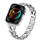 For Huawei Watch Fit 4 / Fit 4 Pro / Fit 3 20mm xDfind Small Twist Diamond Metal Watch Band(Silver)