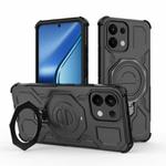 For OPPO K13 5G J-20 Solid Color MagSafe Magnetic TPU+PC Phone Case(Black)