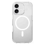 For iPhone 17 Kalebol Clear MagSafe PC Hybrid TPU Shockproof Phone Case(Transparent)