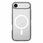 For iPhone 17 Air Kalebol Clear MagSafe PC Hybrid TPU Shockproof Phone Case(Grey)