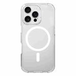 For iPhone 16 Pro Kalebol Clear MagSafe PC Hybrid TPU Shockproof Phone Case(Transparent)