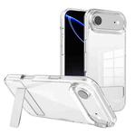 For iPhone 17 Air Kalebol Holder Clear Acrylic Hybrid TPU Phone Case(Transparent)