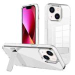 For iPhone 13 Kalebol Holder Clear Acrylic Hybrid TPU Phone Case(Transparent)