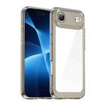 For iPhone 17 Air Colorful Series Acrylic + TPU Phone Case(Transparent Grey)