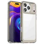 For iPhone 17 Pro Max Colorful Series Acrylic + TPU Phone Case(Transparent Grey)