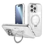 For iPhone 17 Pro Kalebol MagSafe Holder Simple Clear TPU Phone Case(Transparent)