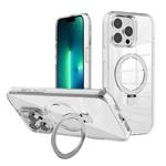 For iPhone 13 Pro Kalebol MagSafe Holder Simple Clear TPU Phone Case(Transparent)