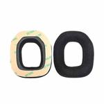 2pcs Self-adhesive Replacement Earpads For Logitech Astro A10 / A50, Material:Flannel Fabric(Black)