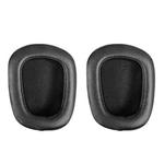 2pcs Insert Replacement Earpads For Logitech G533 / G633 / G635 / G933 / G935, Material:Protein Leather(Black)
