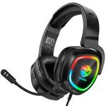 ONIKUMA S22 RGB Head-mounted Wired Gaming Earphone(Black)
