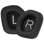For Alienware AW988 1 Pair Football Net Ice Feeling Snap-on Type Earphone Covers(Black)