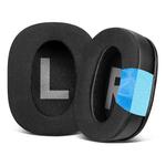 1 Pair Insert Replacement Earpads For Logitech G Pro X, Material:Protein Leather and Ice Silk Fabric(Black)