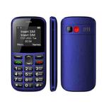 MXMID B210 Keypad Phone, 1.77 inch SC6531E, LED Flashlight, Big Keyboard Big Fonts, SOS, Network: 2G, Dual SIM, Plug:US Plug(Blue)