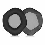 1 Pair Snap-on Replacement Earpads For ASUS ROG Strix7.1, Material:Ice Silk Fabric(Black Grey)