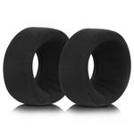 2 Pack Flannel Earphone Replacement Earpads Pads For Grado SR60 / SR80 / SR125 / SR225(Black)