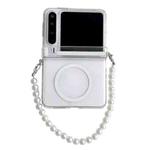For Huawei Pura X Side Buckle Axis Transparent MagSafe Phone Case with Bracelet