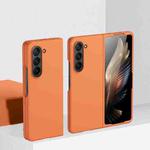 For Samsung Galaxy Z Fold6 Kalebol Ultra-thin Shockproof PC Phone Case(Orange)