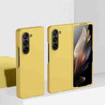 For Samsung Galaxy Z Fold5 Kalebol Ultra-thin Shockproof PC Phone Case(Yellow)