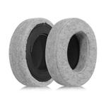 1 Pair Rotating Snap-on Replacement Earpads For Razer Kraken Pro V2, Material:Cotton Fabric(Grey)