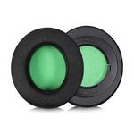 1 Pair Rotating Snap-on Replacement Earpads For Razer Kraken Pro V2, Material:Football Net Fabric(Black Green)