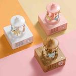 T15 Carousel Bluetooth Mini Wireless Smart Speaker(White)