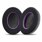 2pcs Insert Replacement Earpads For Razer Standard X / Kraken X / V3 X, Material:Ice Leather Fabric(Black Purple)