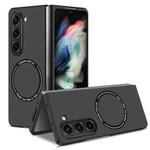 For Samsung Galaxy Z Fold5 Kalebol MagSafe Shockproof Frosted PC Phone Case(Black)
