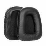 2pcs Insert Replacement Earpads For Razer Electra V1 / V2, Material:Protein Leather(Black)