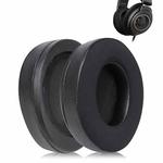 2 Pack Protein Leather Ice Silk Cloth Earphone Replacement Earpads Pads For Philips SHP9500(Black)