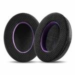 2 Pack Breathable Mesh Earphone Replacement Earpads Pads For Philips SHP9500(Black Purple)