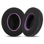 2 Pack Ice Gel Earphone Replacement Earpads Pads For Philips SHP9500(Black Purple)
