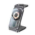 Yesido DS25 3-in-1 Foldable Magnetic Wireless Charging Station(Black)