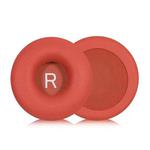1 Pair Protein Leather Earphone Replacement Earpads Pads For Philips TAH4105(Red)