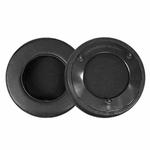 1 Pair Push Snap-on Replacement Earpads For Razer ManOWar 7.1, Material:Lambskin(Black)