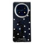 For OPPO Find N5 Glitter Powder Dots Pattern Phone Case(Black)